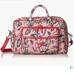 Vera Bradley Weekender in Stitched Flowers